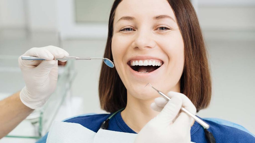 patient at dentist